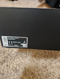 Air Jordan 11 Retro Black Gamma Blue Size 11.5