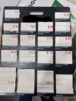 Window Casing SALE $.63 cents Lf Square Door Casing