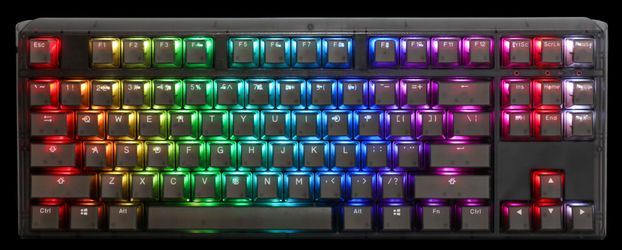 Ducky ONE 3 AURA RGB Wired Gaming Keyboard with CHERRY MX Speed Silver Switches