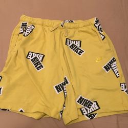 XXL Yellow Nike Shorts  