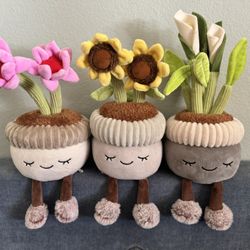 Kids/ Toddlers Plush Flower Set