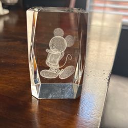 Mickey  Mouse Crystal Cube
