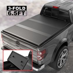 Hard Tri-Fold Tonneau Cover for 6.5 ft Truck Bed 