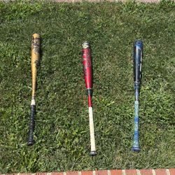 Louisville and Demarini Bats