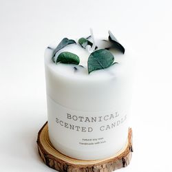 Botanical Scented Pillar Candles
