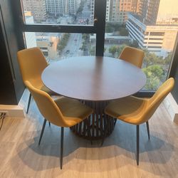 Wooden Round Dining table 