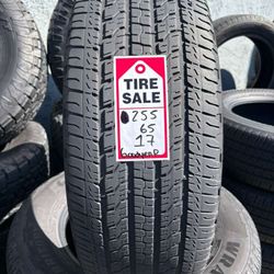 255-65-17 Goodyear Wrangler HT Full Used Tire Set $240 Free Mounting And Balancing 