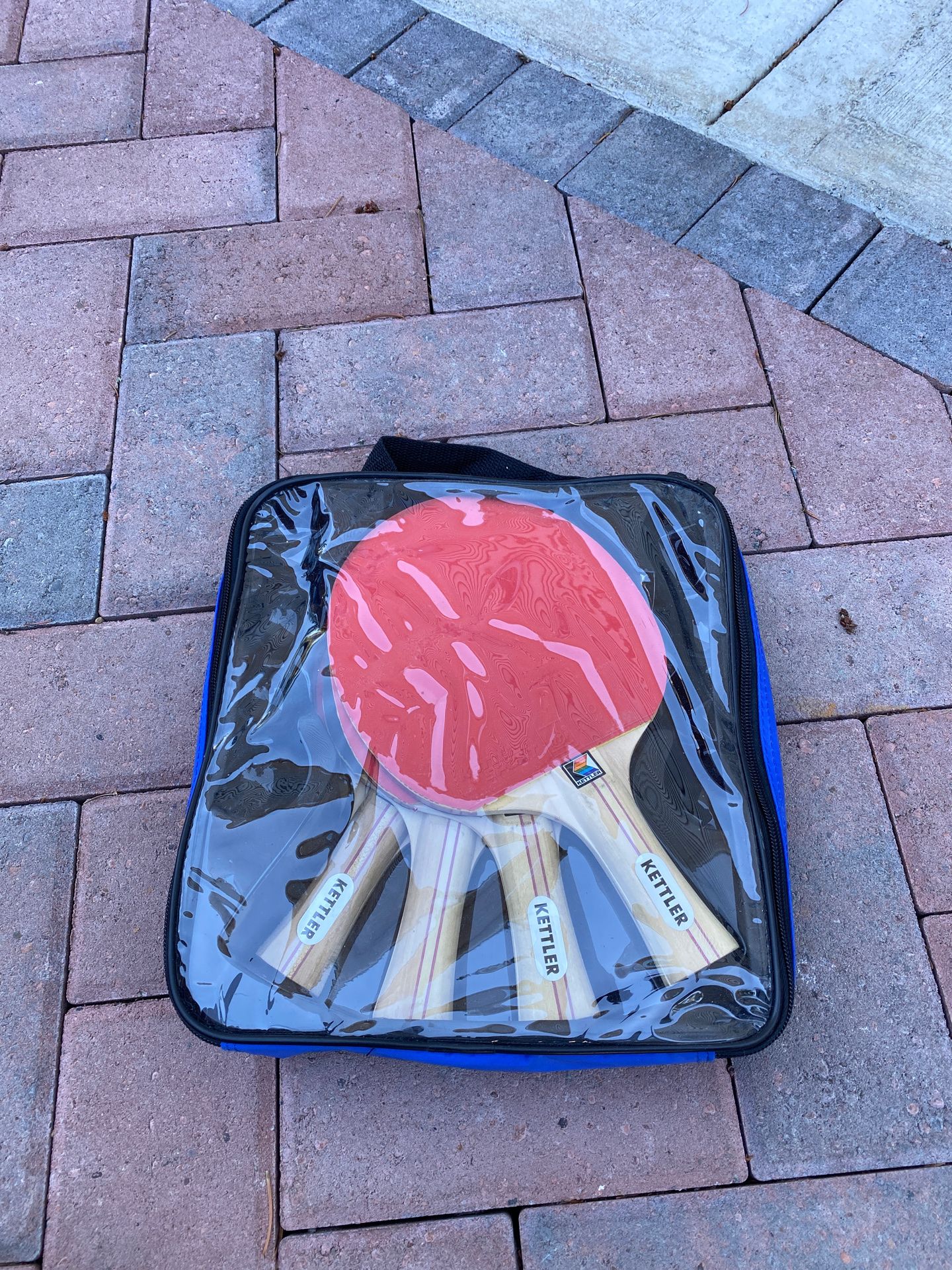 Set of four tennis rackets new