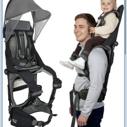 WIPHA Mochila de Senderismo para Bebé, Mochila de Hombro Ligera para Niños Pequeños con Protección Solar, Mochila de Silla para Niños de 6 Meses a 2 A