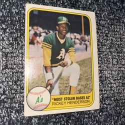 Rickey Henderson $25