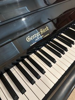 George Steck Grand Piano Polished Ebony - delivery available