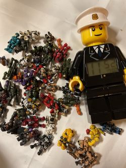 Lego with action  figures