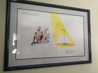 Speechless Framed Print. $75.