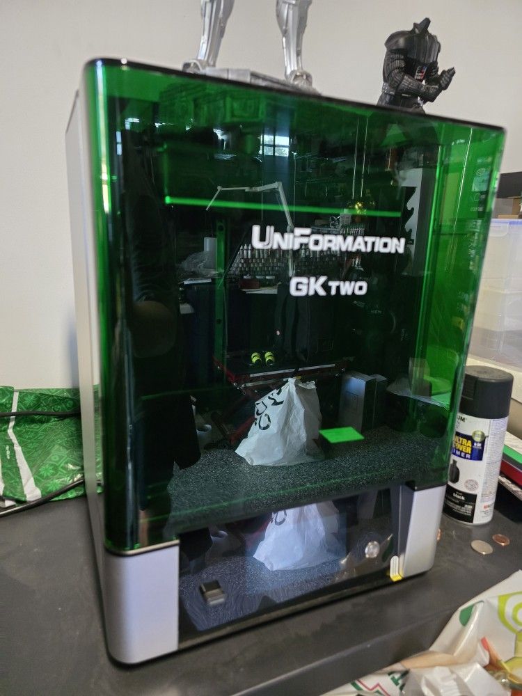 Uniformation GK Two Resin 3d Printer + Ultrasonic Cleaner