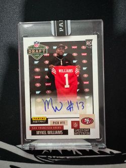 Mykel Williams Auto #91 Draft Night
