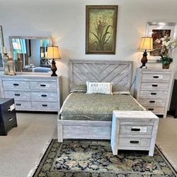 Complete Furniture Set ! Queen/Full/King Bedroom Set, Cash on Delivery
