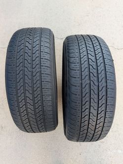 215/55/17 PAIR OF TIRES USED