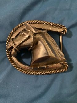Handmade belt buckle