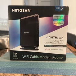 Nighthawk AC1900 WiFi and Cable Modem