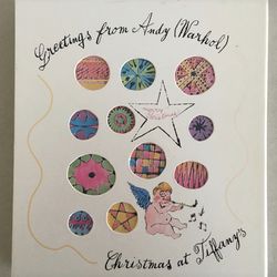 Andy Warhol Tiffany Christmas Book