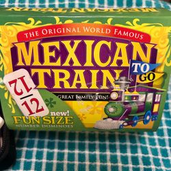 NEW!  Mexican Train To Go domino set, travel-sized version.