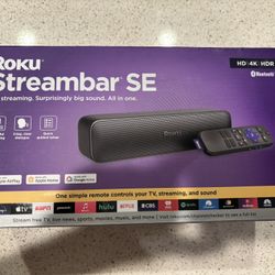 Roku - Streambar SE | 2-in-1 TV Soundbar with Built-in Streaming, Premium Speakers,