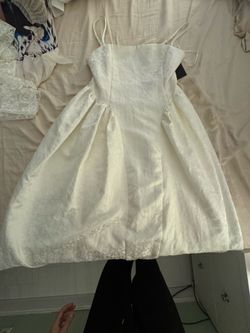 Ivory Floral Jacquard Maxi Dress