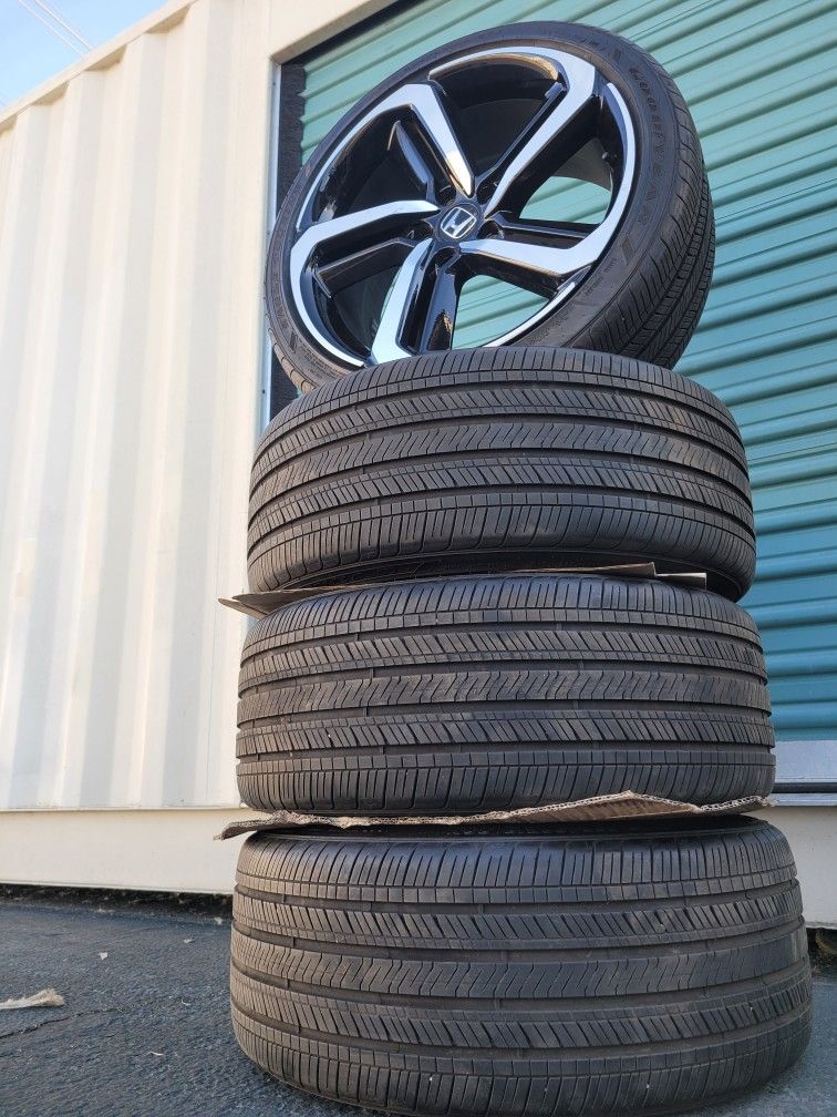 19" Rims Honda Accord 2003 To 2023 !!Llantas Goodyear!! %95