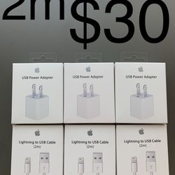 3 2m Apple iPhone Lightning Cables And Chargers 