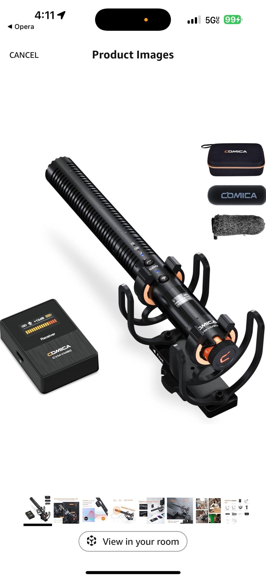 Comica VM30 Shotgun Microphone