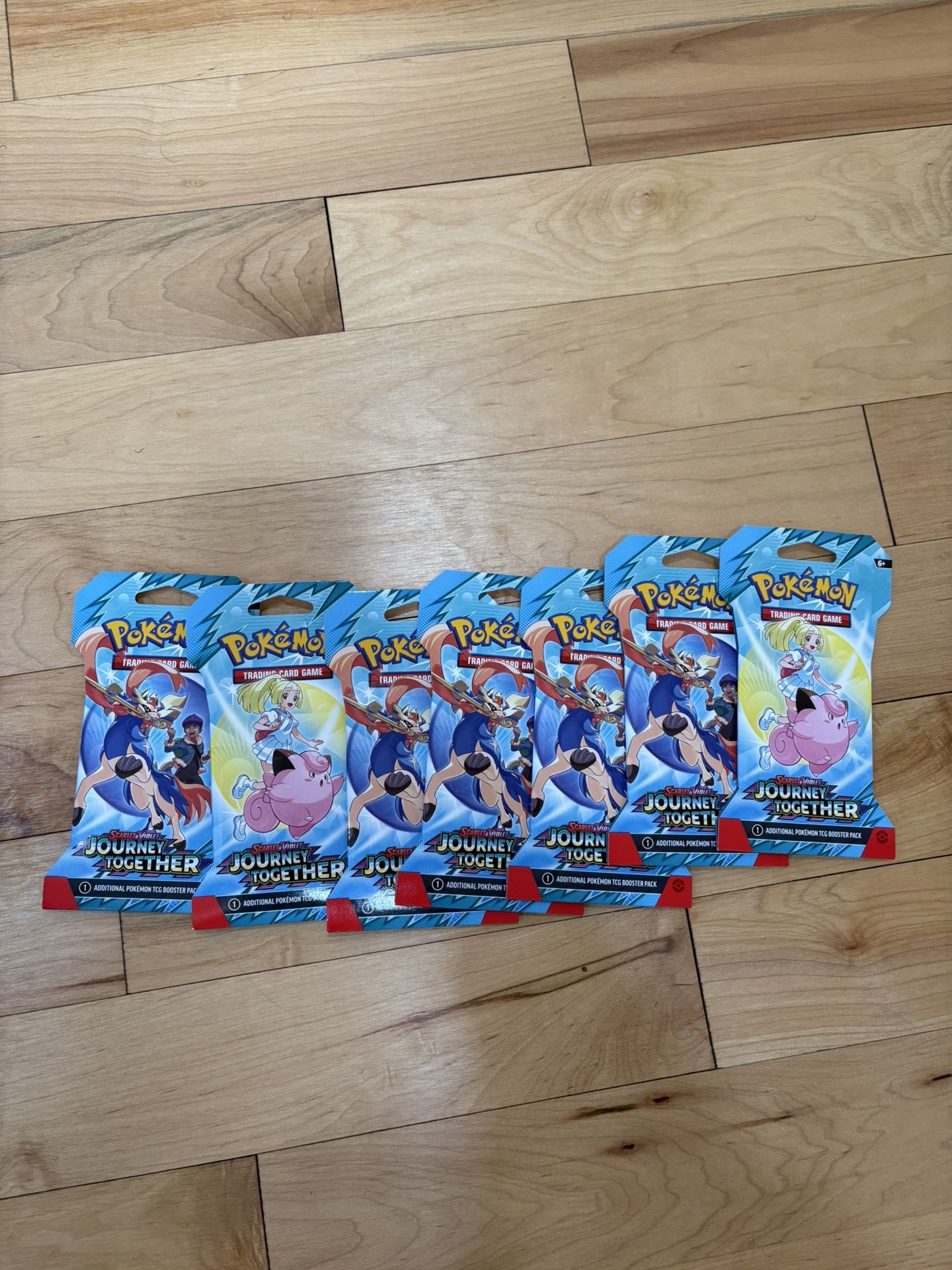 New Pokemon Journey Together Scarlet & Violet 7x lot