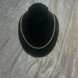 10k Rope Necklace 