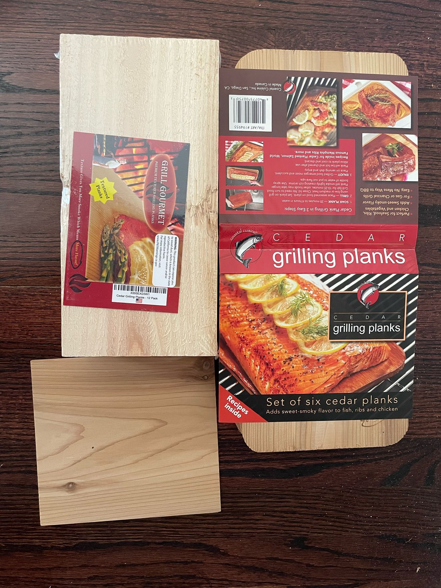 Half price! Cedar wood planks for grilling salmon or any fish! Thick!
