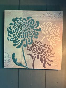 Floral Canvas Wall Art Print