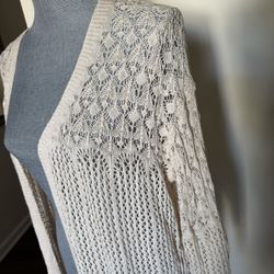 Ladies along cardigan size large