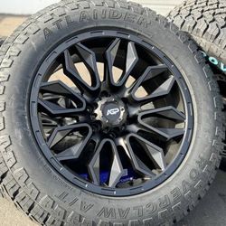 20” wheels rims A/T Tires Silverado Tahoe Sierra Yukon Cadillac Escalade Chevy GMC Denali Chevrolet Chevy 1500