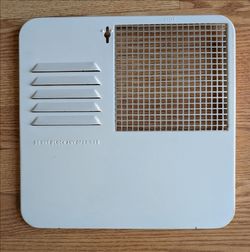 Suburban RV water heater access door