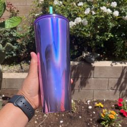 Starbucks Summer 2022 Fame Purple Grape Venti 24oz Tumbler Wisteria