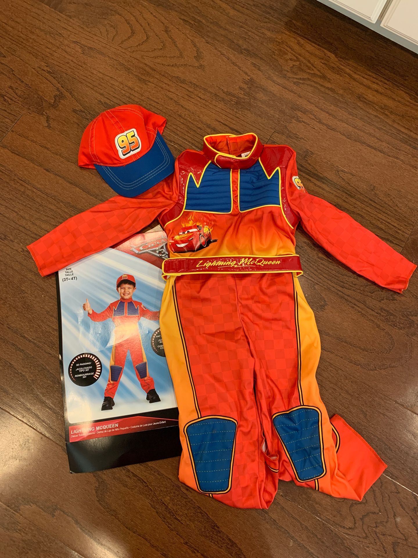 Halloween Costume 3T/4T Lightning McQueen