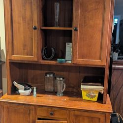 Ethan Allen Maple Cubbard 