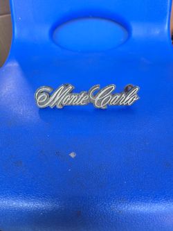 81-86 Monte Carlo Grill Emblem, Parts