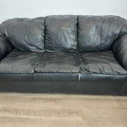 FREE  Leather Sleeper Sofa, And Loveseat