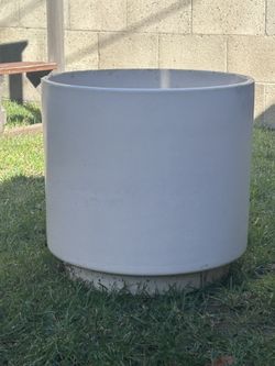 Large White Planter 