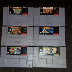 Super Nintendo Game's