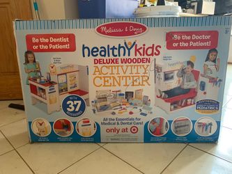 Melissa & Doug Deluxe Doctor/ Dentist Wellness Healthy Kids Activity Center