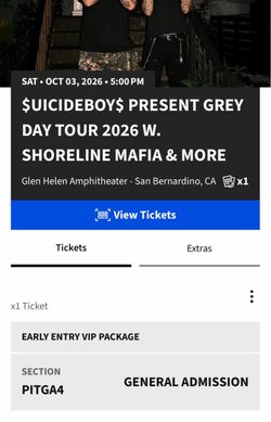 Grey Day Suicideboys Pit GA October 3rd