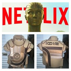 TV PROP/WARDROBE - NETFLIX “CONQUEST” *NEVER RELEASED/CANCELLED* SERIES featuring Keanu Reeves SCREEN WORN Armor Vest