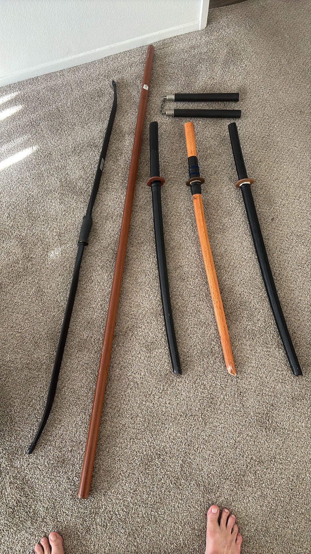 A Variety Of Martial Arts, Practice equipment $5 Each