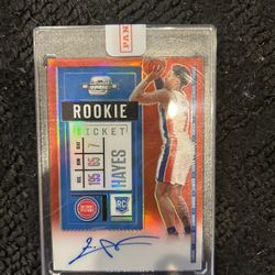 Killian Hayes auto/99 rookie RED