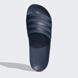 ad*das Men’s Size 12 Adilette Aqua Slides, Blue, NEW